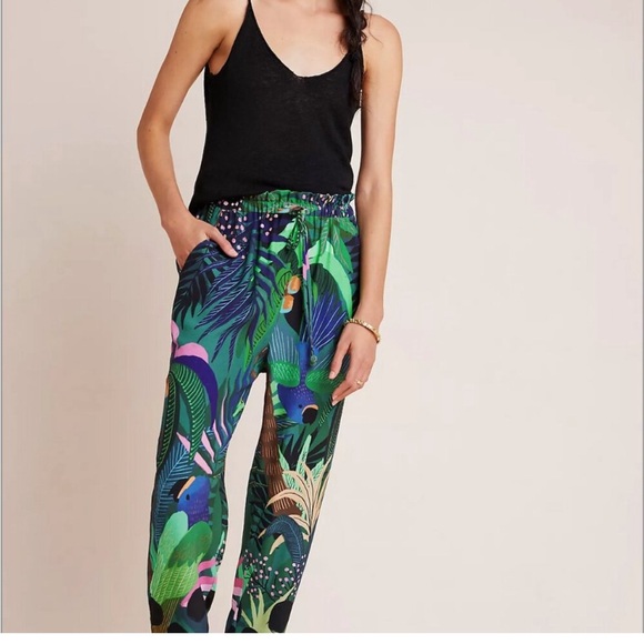 Anthropologie Farm Rio Tropique Pants Size S - Picture 2 of 10